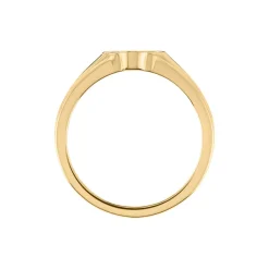 Chevalière Cosma Plaqué Or Jaune Oxyde De Zirconium-Histoire d'Or New