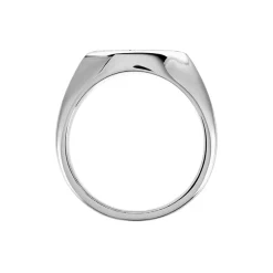 Chevalière Dalia Argent Blanc-Histoire d'Or Clearance