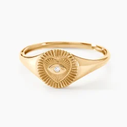 Chevalière Damianus Or Jaune Diamant-Histoire d'Or Discount