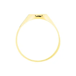 Histoire d'Or Chevalière Deimos Ovale Diamantee Soleil Or Jaune