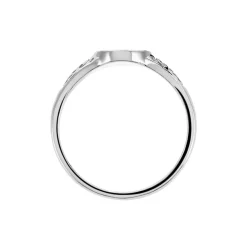 Chevalière Giacoma Argent Blanc-Histoire d'Or Online