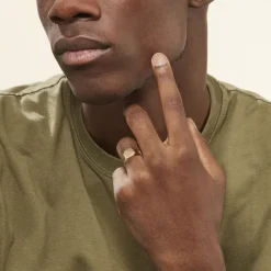 Chevalière Goliath Carree Diamantee Or Jaune-Histoire d'Or Best