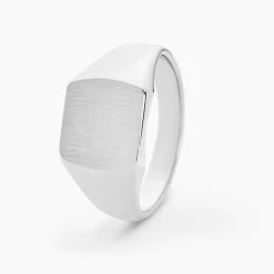 Chevalière Gringoire Argent Blanc-Histoire d'Or Outlet