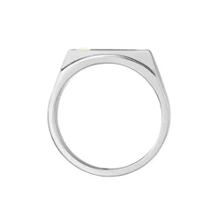 Chevalière Lord Acier Bicolore Diamant-JOURDAN Clearance