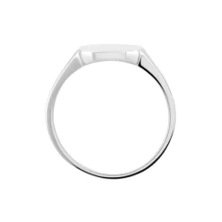 Histoire d'Or Chevalière Kaleo Argent Blanc