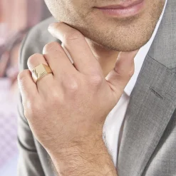 Chevalière Lionel Plaqué Or Jaune-Histoire d'Or New