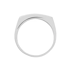 Chevalière Michel Argent Blanc Oxyde De Zirconium-Histoire d'Or Outlet