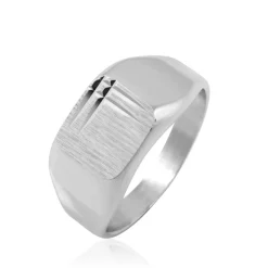 Histoire d'Or Chevalière Nahel Argent Blanc