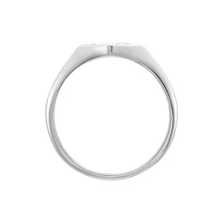 Histoire d'Or Chevalière Narva Argent Blanc