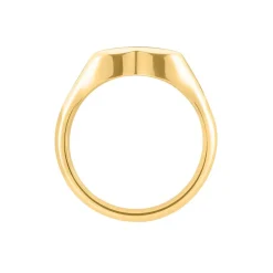 Histoire d'Or Chevalière Philia Acier Doré