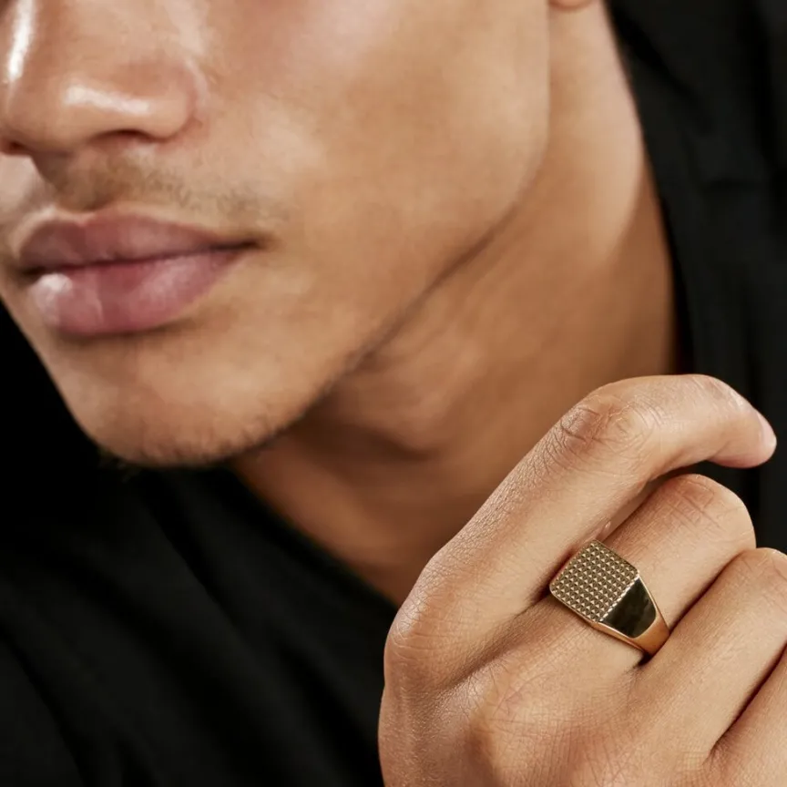 Chevalière Plaqué Or Corentin-Histoire d'Or Outlet