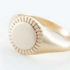 Chevalière Plaqué Or Jaune Louie-Histoire d'Or Outlet