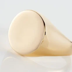 Histoire d'Or Chevalière Plaqué Or Jaune Aureliano