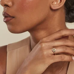 Chevalière Promesse Pour L'eternite Or Jaune Diamant-Histoire d'Or