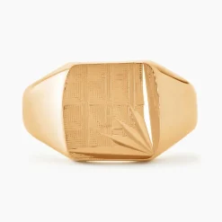 Chevalière Rafael Plaqué Or Jaune-Histoire d'Or Outlet