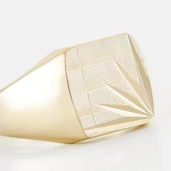 Chevalière Rafael Plaqué Or Jaune-Histoire d'Or Outlet