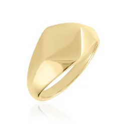 Chevalière Sebastiano Plaqué Or Jaune-Histoire d'Or New