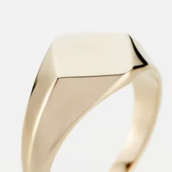 Chevalière Sebastiano Plaqué Or Jaune-Histoire d'Or New