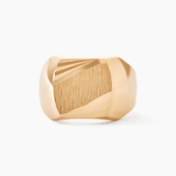 Histoire d'Or Chevalière Zoey Plaqué Or Jaune