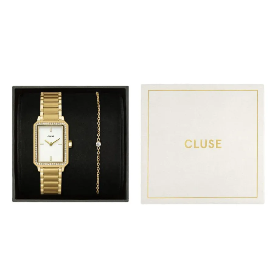 CLUSE Coffret De Montre Fluette Blanc