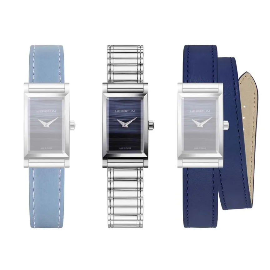 Coffret De Montre Antares Bleu-HERBELIN
