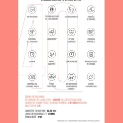 LOTUS Coffret De Montre Connectée Smartwach Noir