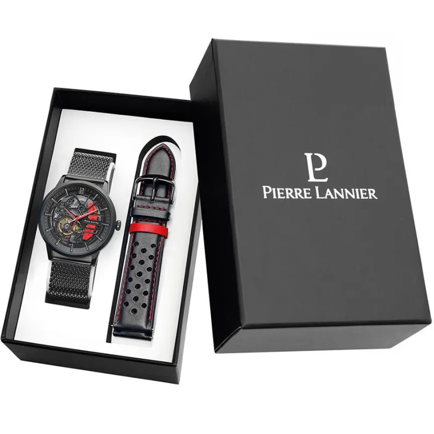Coffret De Montre Paddock Noir-PIERRE LANNIER Best