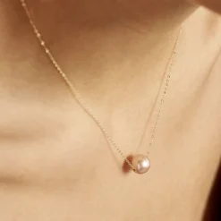 Collier 1 Perle Or Jaune Perle De Culture-Histoire d'Or Discount