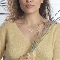 Collier Abia Argent Blanc Oxyde De Zirconium-Histoire d'Or