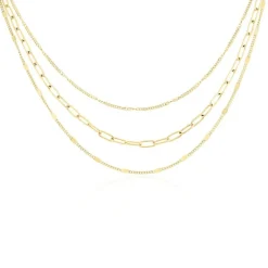 Histoire d'Or Collier Abiel Acier Doré