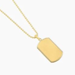 Histoire d'Or Collier Acier Doré Lorant