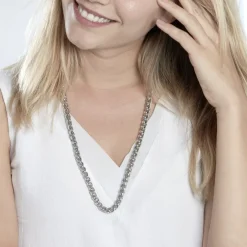 Collier Acier Gris Vasio-Histoire d'Or Discount