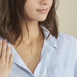 Collier Ademar Or Jaune Oxyde De Zirconium-Histoire d'Or