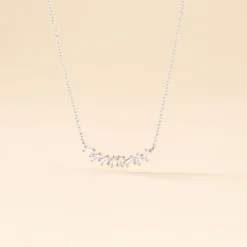 Collier Adonia Argent Blanc Oxyde De Zirconium-Histoire d'Or New