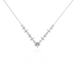 Collier Adriel Argent Blanc Oxyde De Zirconium-Histoire d'Or Best