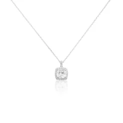 Collier Adrienne Or Blanc Oxyde De Zirconium-Histoire d'Or Discount