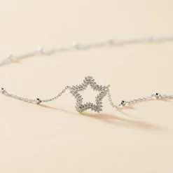 Histoire d'Or Collier Aella Argent Blanc