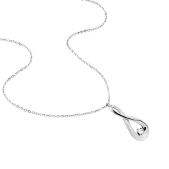 Histoire d'Or Collier Aelys Acier Blanc