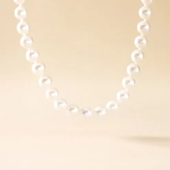 Histoire d'Or Collier Aicha Or Jaune Perle De Culture D'akoya