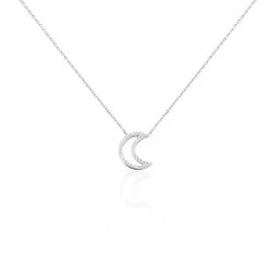 Histoire d'Or Collier Aisha Argent Blanc Oxyde De Zirconium