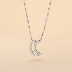 Histoire d'Or Collier Aisha Argent Blanc Oxyde De Zirconium