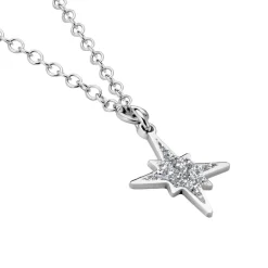 Histoire d'Or Collier Alcyone Argent Blanc