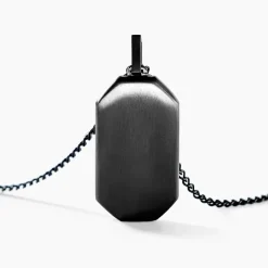 Histoire d'Or Collier Alessio Acier Noir