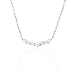 Histoire d'Or Collier Aliah Argent Blanc Oxyde De Zirconium
