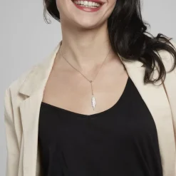 Histoire d'Or Collier Aliza Argent Blanc