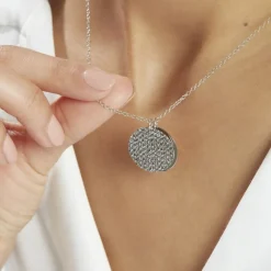 Histoire d'Or Collier Almira Argent Blanc