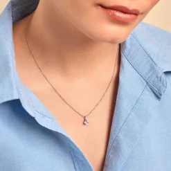 Histoire d'Or Collier Amadéa Argent Blanc Oxyde De Zirconium