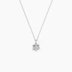 Histoire d'Or Collier Amalthee Argent Blanc Oxyde De Zirconium