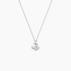 Collier Amalthee Argent Blanc Oxyde De Zirconium-Histoire d'Or