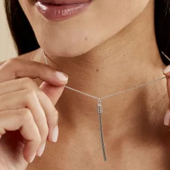 Collier Amaryllis Argent Blanc-Histoire d'Or Outlet